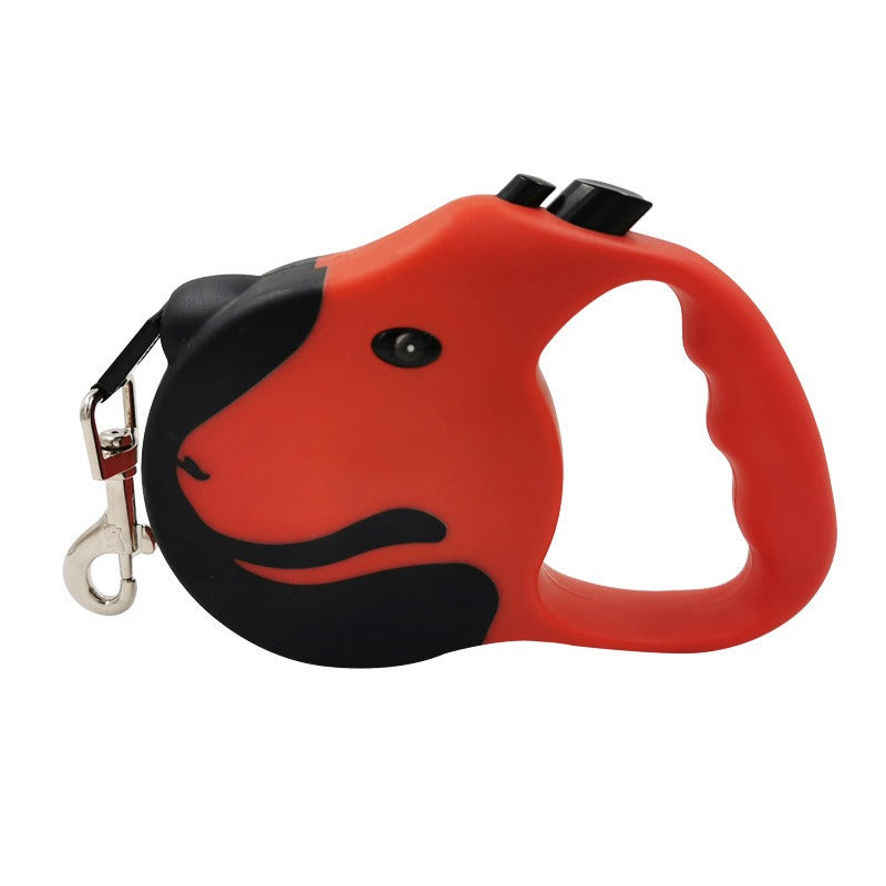Laisse Rétractable Automatique pour Chien – Solide et Confortable pour Chiens Moyens et Grands