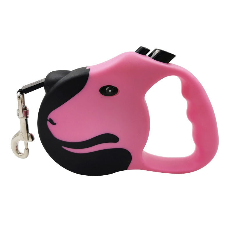 Laisse Rétractable Automatique pour Chien – Solide et Confortable pour Chiens Moyens et Grands